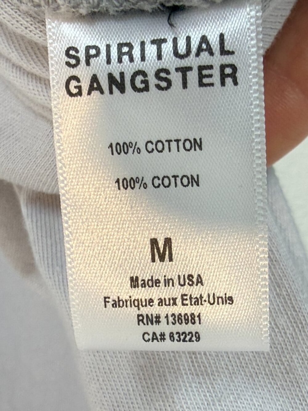 Spiritual Gangster Maxi Dress Gray Telepathic Beach Graphic Cotton Medium - Picture 10 of 11